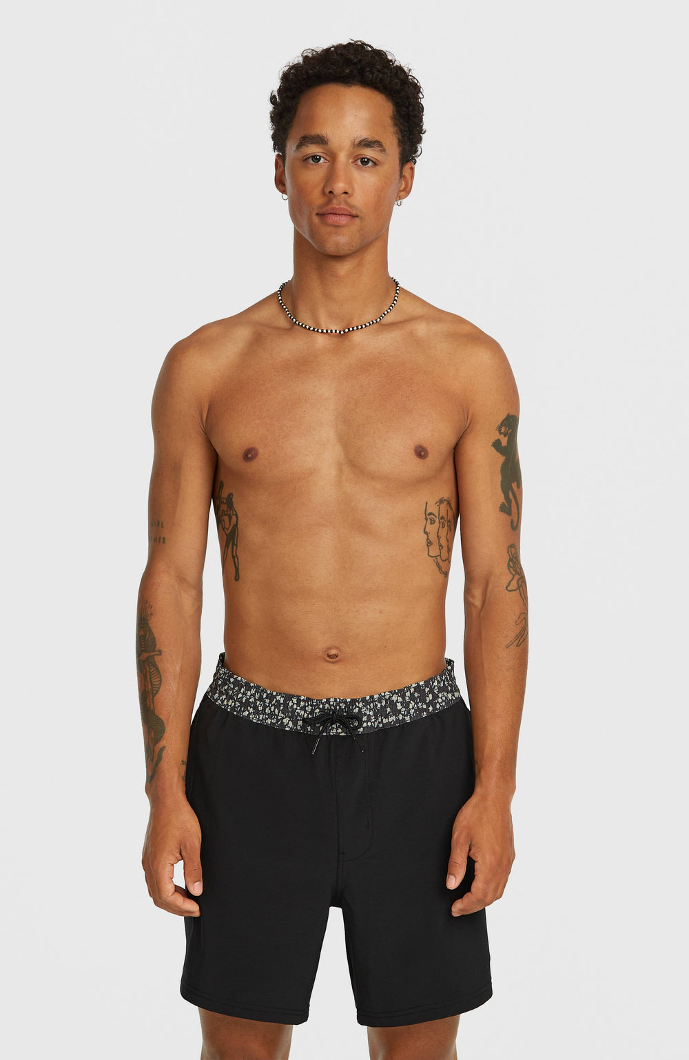 Pocket Print 16'' Swimshorts Black Out