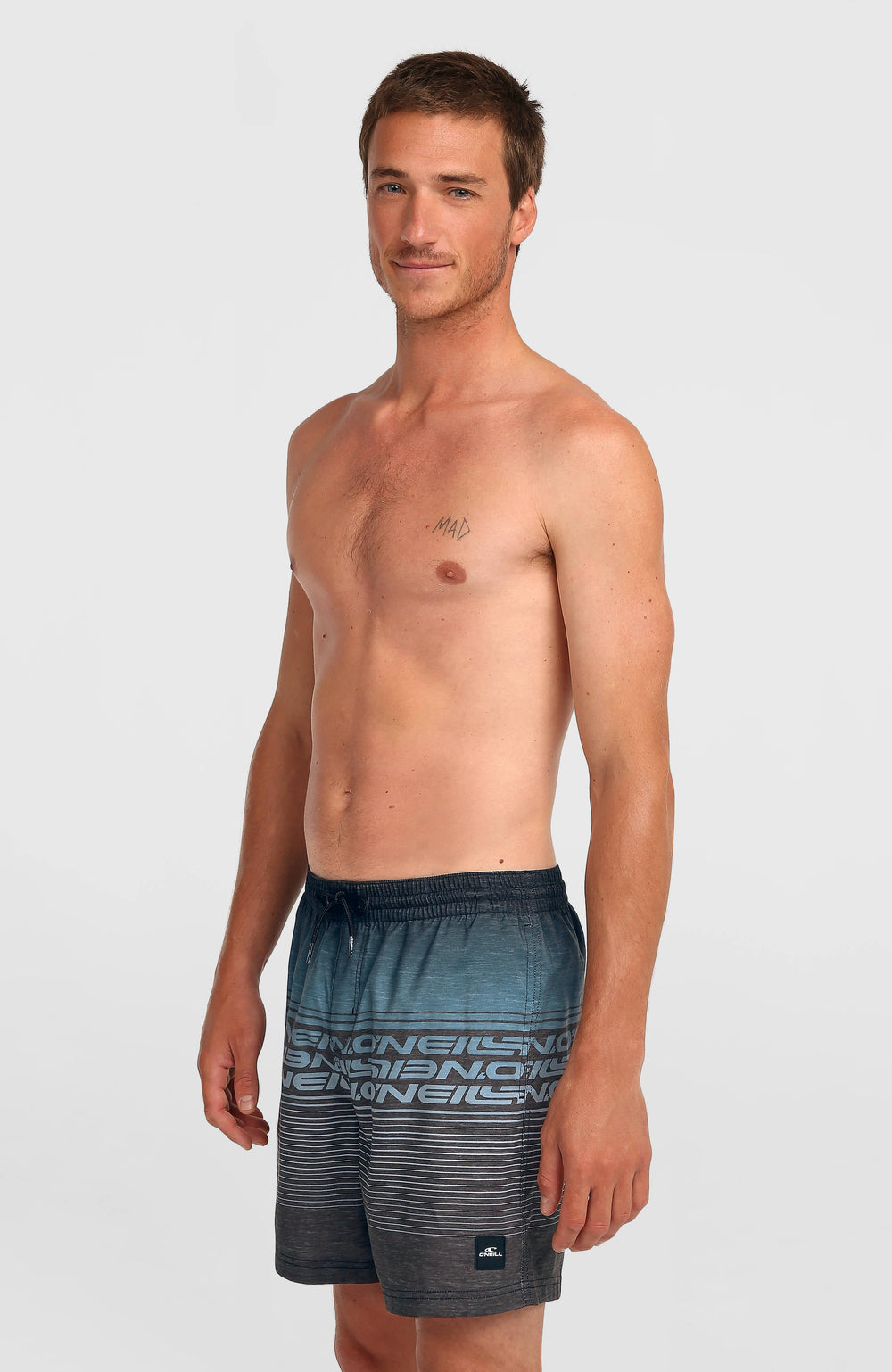Logo Stripe 16'' Swimshorts Black Out Heritage O'Neill Stripe