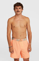 Pocket Print 16'' Swimshorts Funky Peach