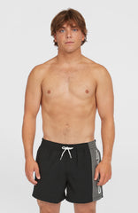Retro 14'' Swim Shorts Black Out Colour Block