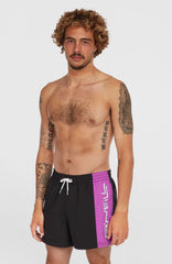 Retro 14'' Swim Shorts Digitalis Colour Block