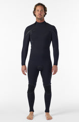 Hyperfreak Fire 5/4mm+ Back Zip Full Wetsuit BLACK/BLACK