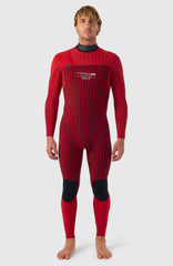 Hyperfreak Fire 5/4mm+ Chest Zip Full Wetsuit BLACK/BLACK