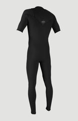 Hyperfreak 2mm Chest Zip Shortsleeve Full Wetsuit BLACK/BLACK