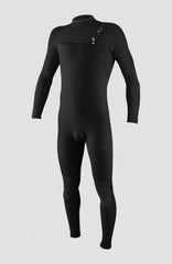 O'Neill Men Hyperfreak 4/3mm Chest Zip Full Wetsuit Men – O'Neill BLACK/BLACK