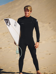 Epic 4/3mm Chest Zip Full Wetsuit A05 BLK/BLK/BLK
