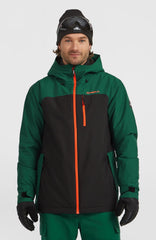 FWC'Cruz Duo Snow Jacket Emerald Envy Colour Block