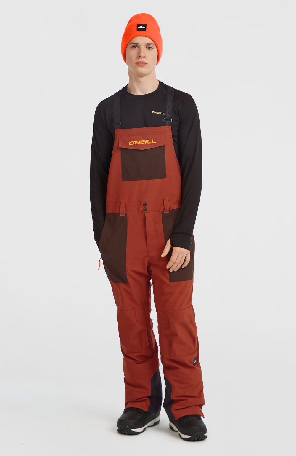 FWC'Peak Bib Snow Pants Bonfire Colour Block