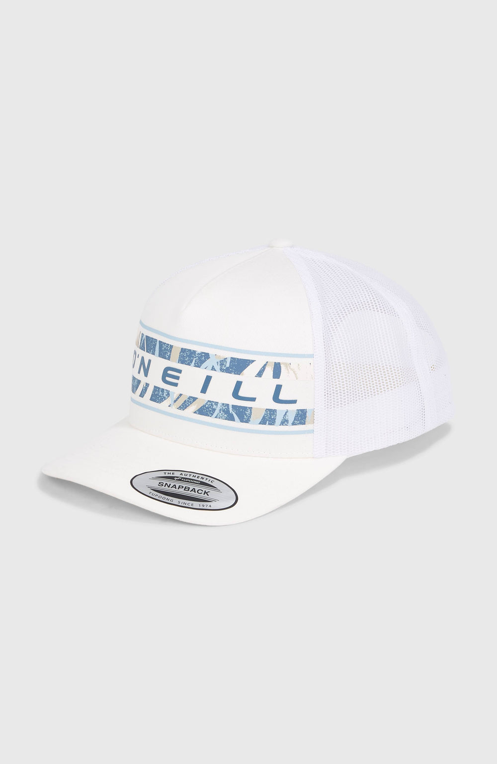 Flower Trucker Cap Snow White
