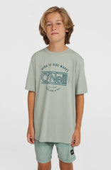 O'Neill Logo Stripe Swimshorts Boys Green Heritage O'Neill