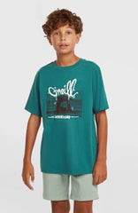 Slub Graphic T-Shirt Botanical Heat