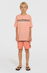 Stripe T-Shirt Coral Pop