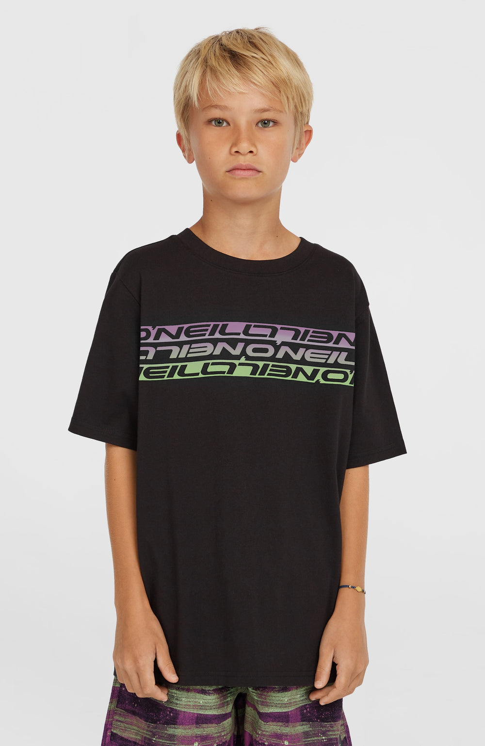 Stripe T-Shirt Black Out