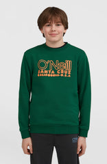 Essentials Crew Sweatshirt Emerald Envy