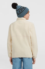 High-Pile Full-Zip Fleece Macaron