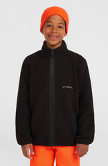 High-Pile Full-Zip Fleece Black Out