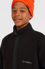 High-Pile Full-Zip Fleece Black Out
