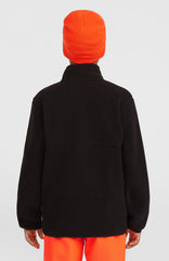 High-Pile Full-Zip Fleece Black Out