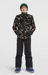 High-Pile Full-Zip Fleece Black/Beige Quarry