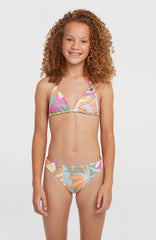 Essentials Triangle Bikini Set Green Wmns Tropicana