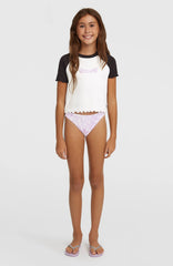 O'Neill Colour-Block Rib T-Shirt Snow White Colour Block