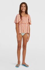 O'Neill Woven T-Shirt Funky Peach Swirly