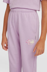 Essentials Script Sweatpants Pale Lavender