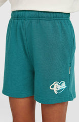 Essentials Script Sweatshorts Botanical Heat