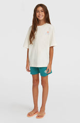 Essentials Script Sweatshorts Botanical Heat