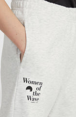 Women of the Wave Sweatpants White Melange