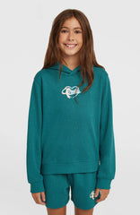 Essentials Script Hoodie Botanical Heat
