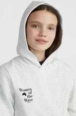 Women of the Wave Hoodie White Melange