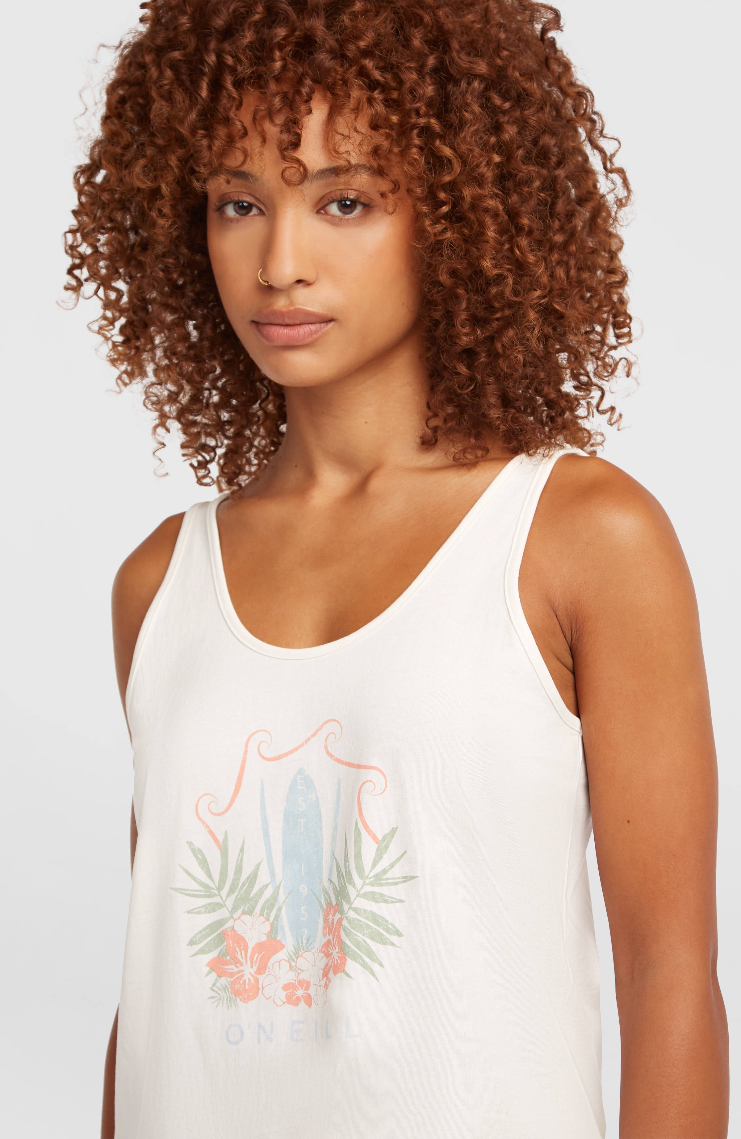 O'Neill Graphic Tank Top Snow White