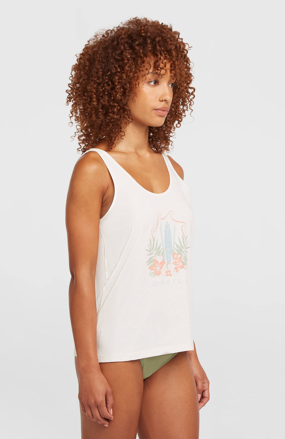 O'Neill Graphic Tank Top Snow White
