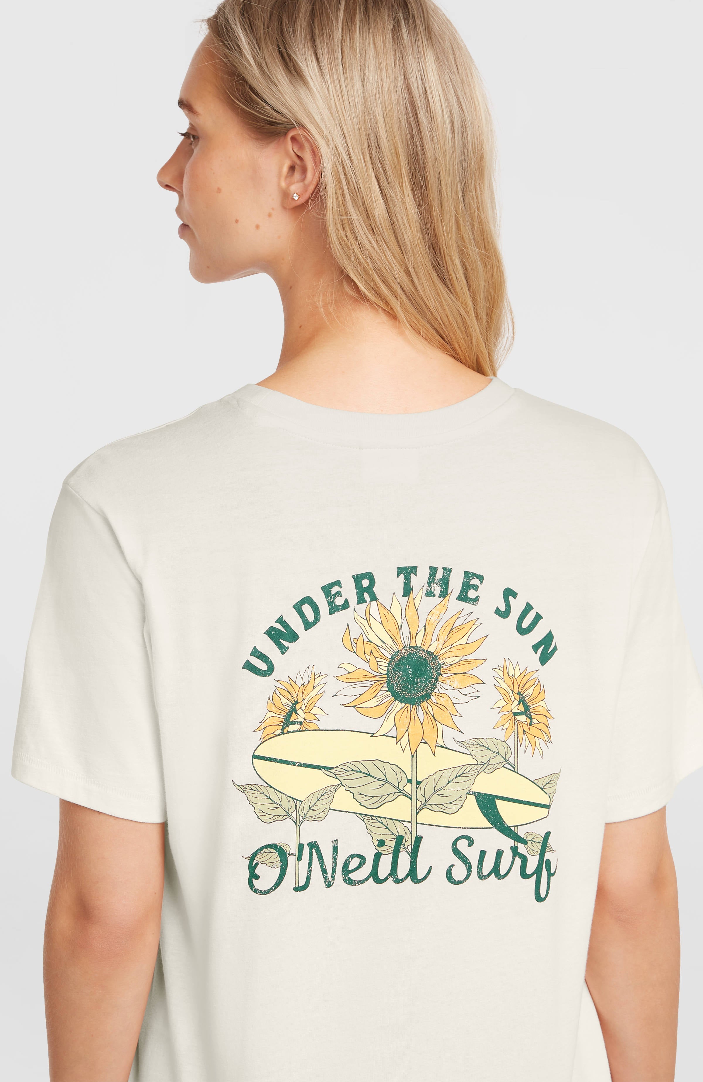 O’Neill Boxy Back Print T-Shirt Snow White