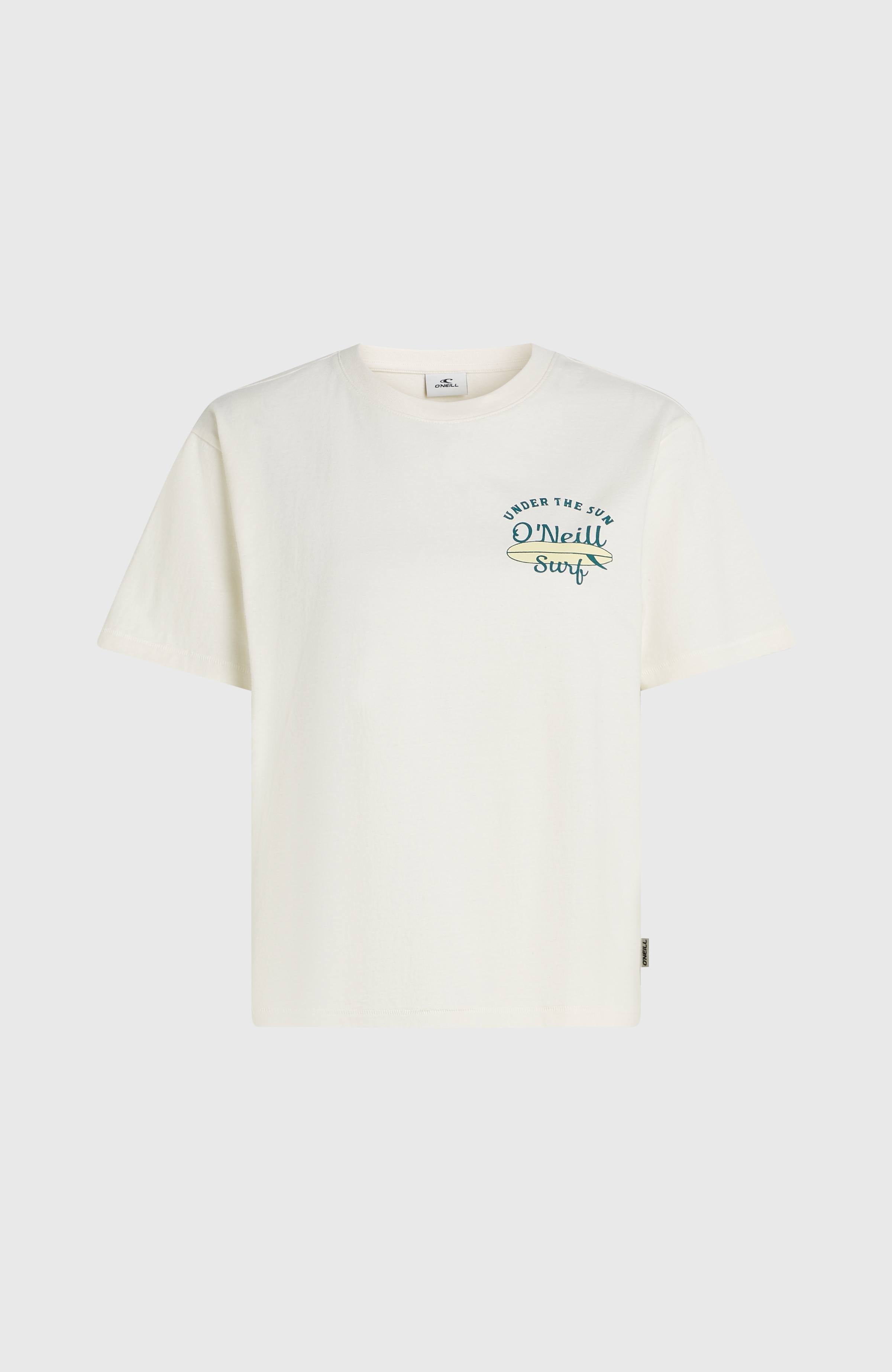 O’Neill Boxy Back Print T-Shirt Snow White