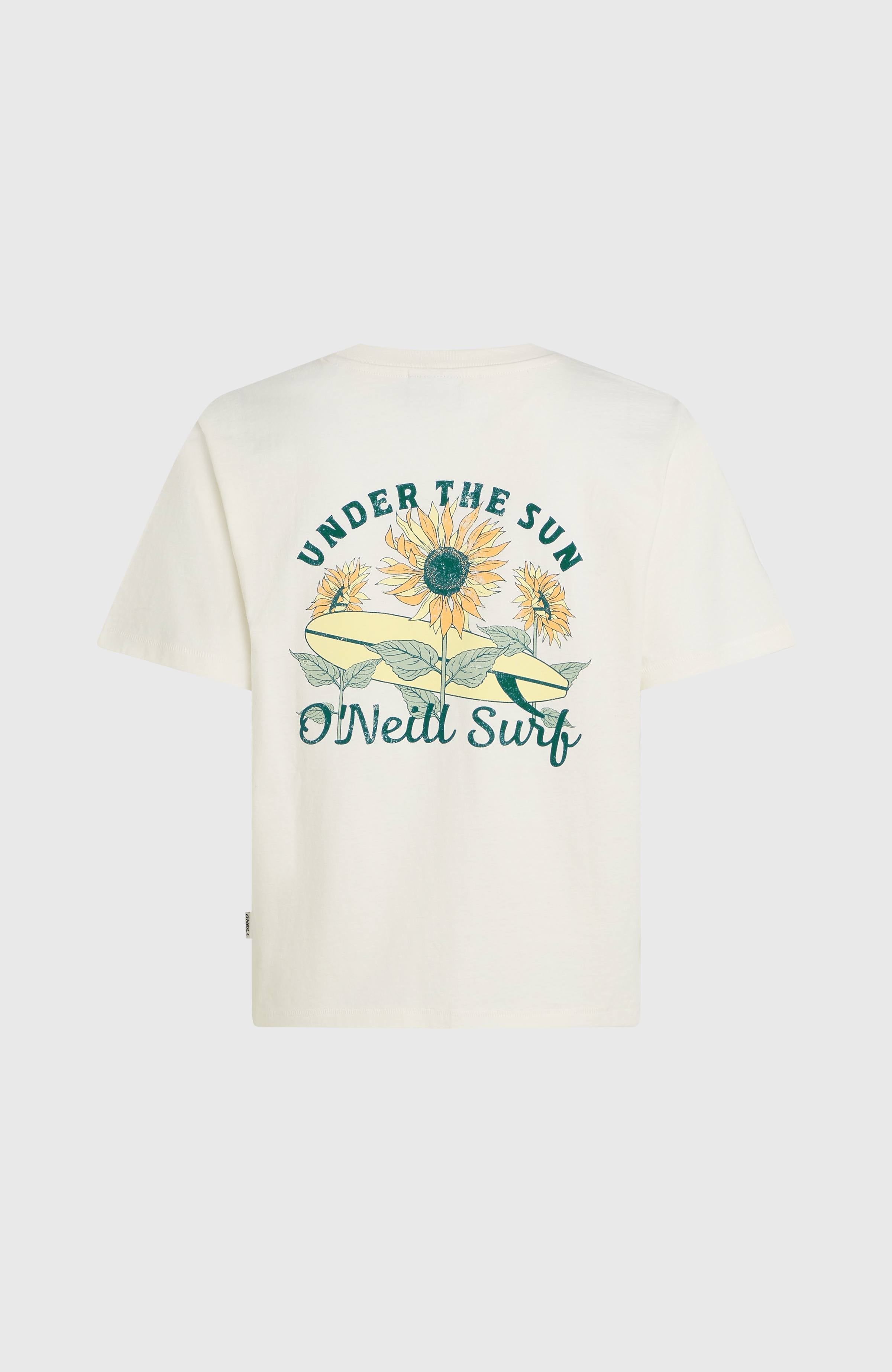 O’Neill Boxy Back Print T-Shirt Snow White