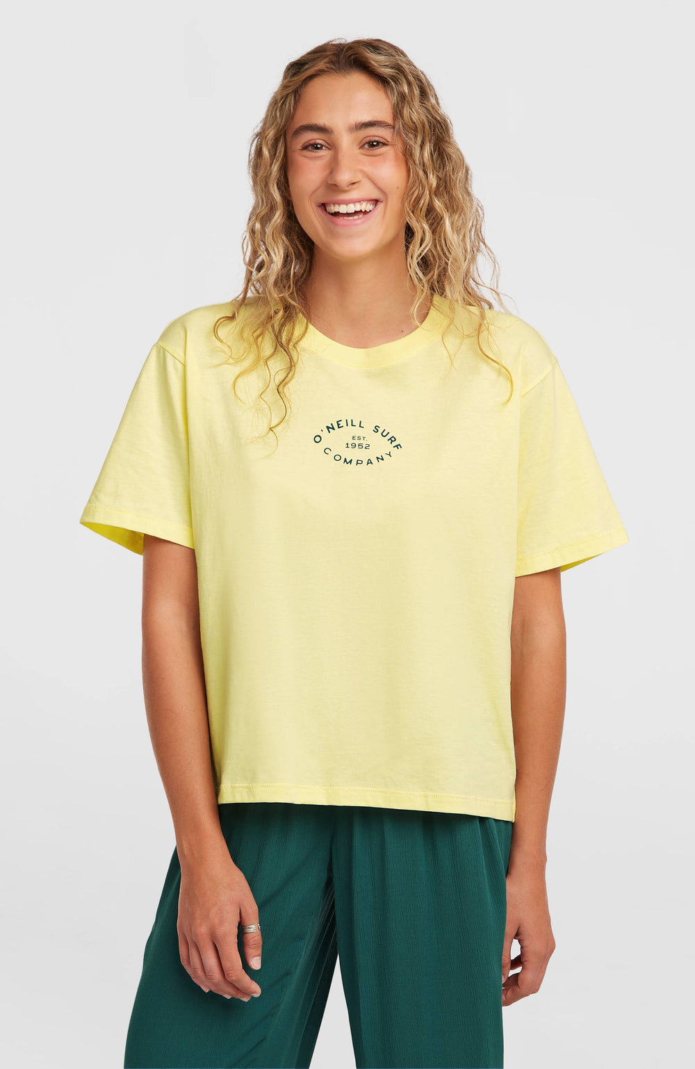 O’Neill Boxy Back Print T-Shirt Rainforest Dew