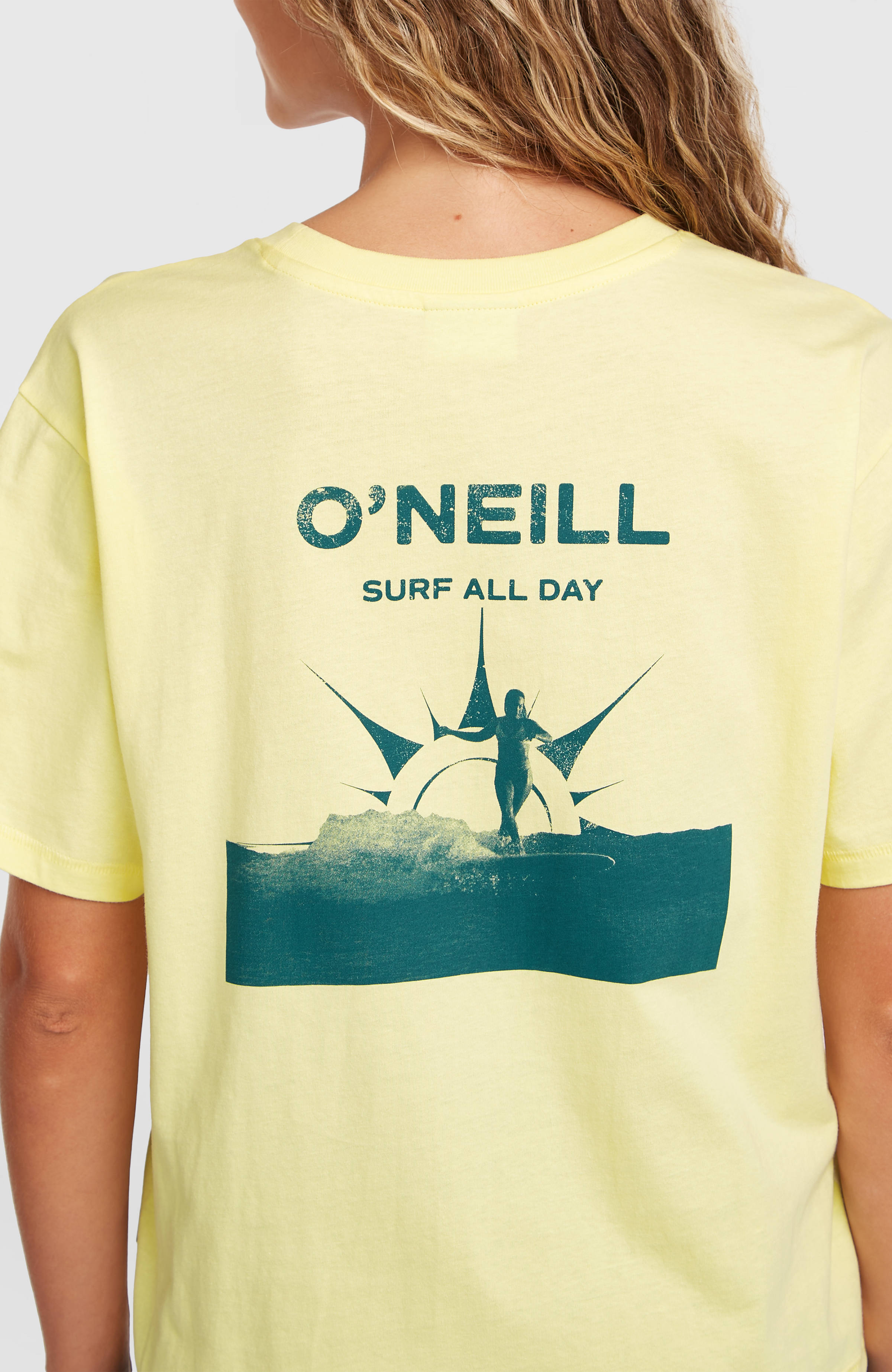 O’Neill Boxy Back Print T-Shirt Rainforest Dew