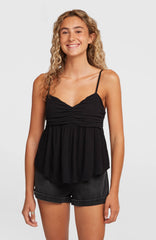 Reeta Woven Top Black Out