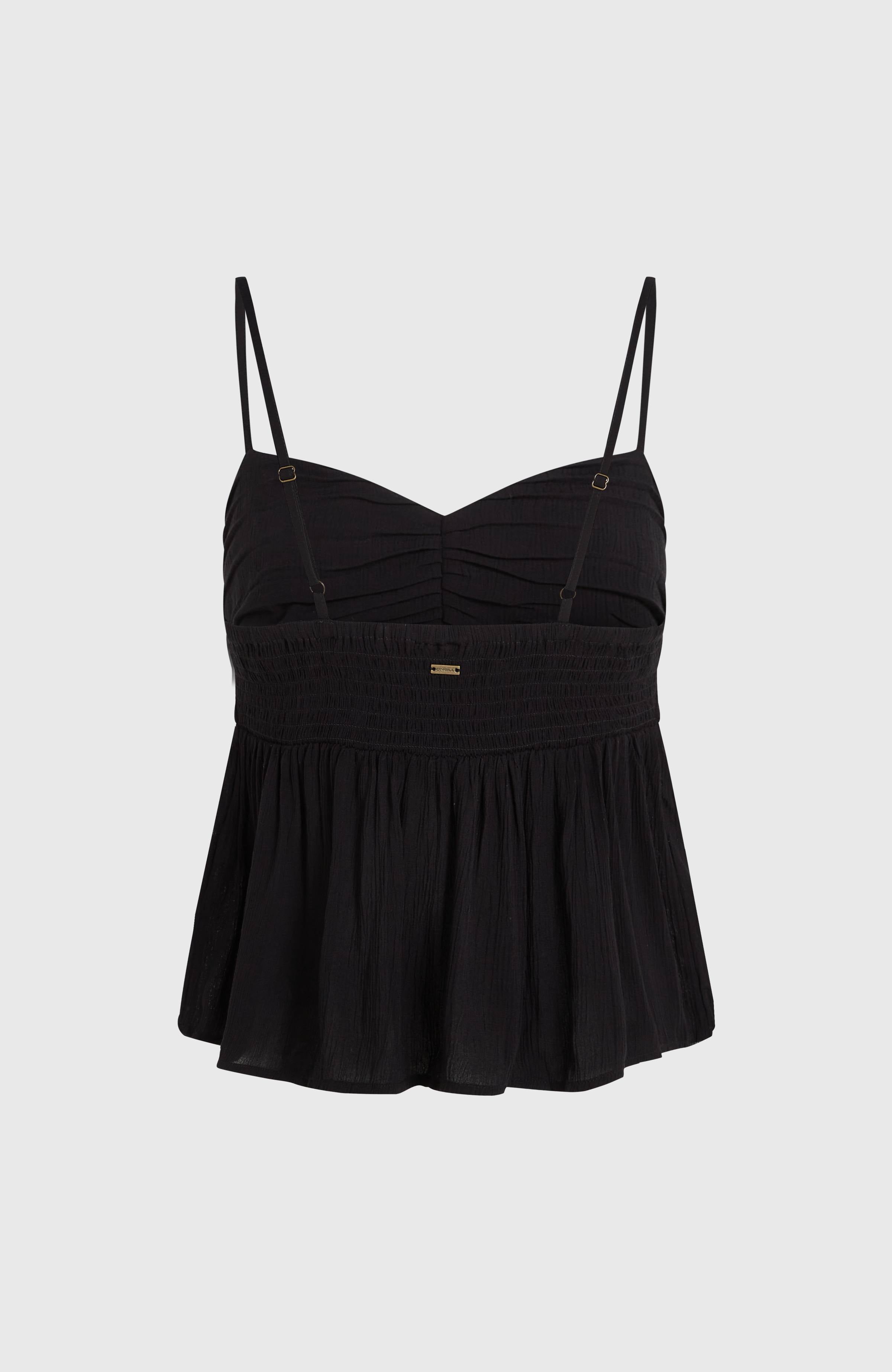 Reeta Woven Top Black Out