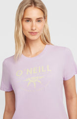 Front Print T-Shirt Pale Lavender