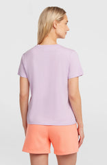 Front Print T-Shirt Pale Lavender