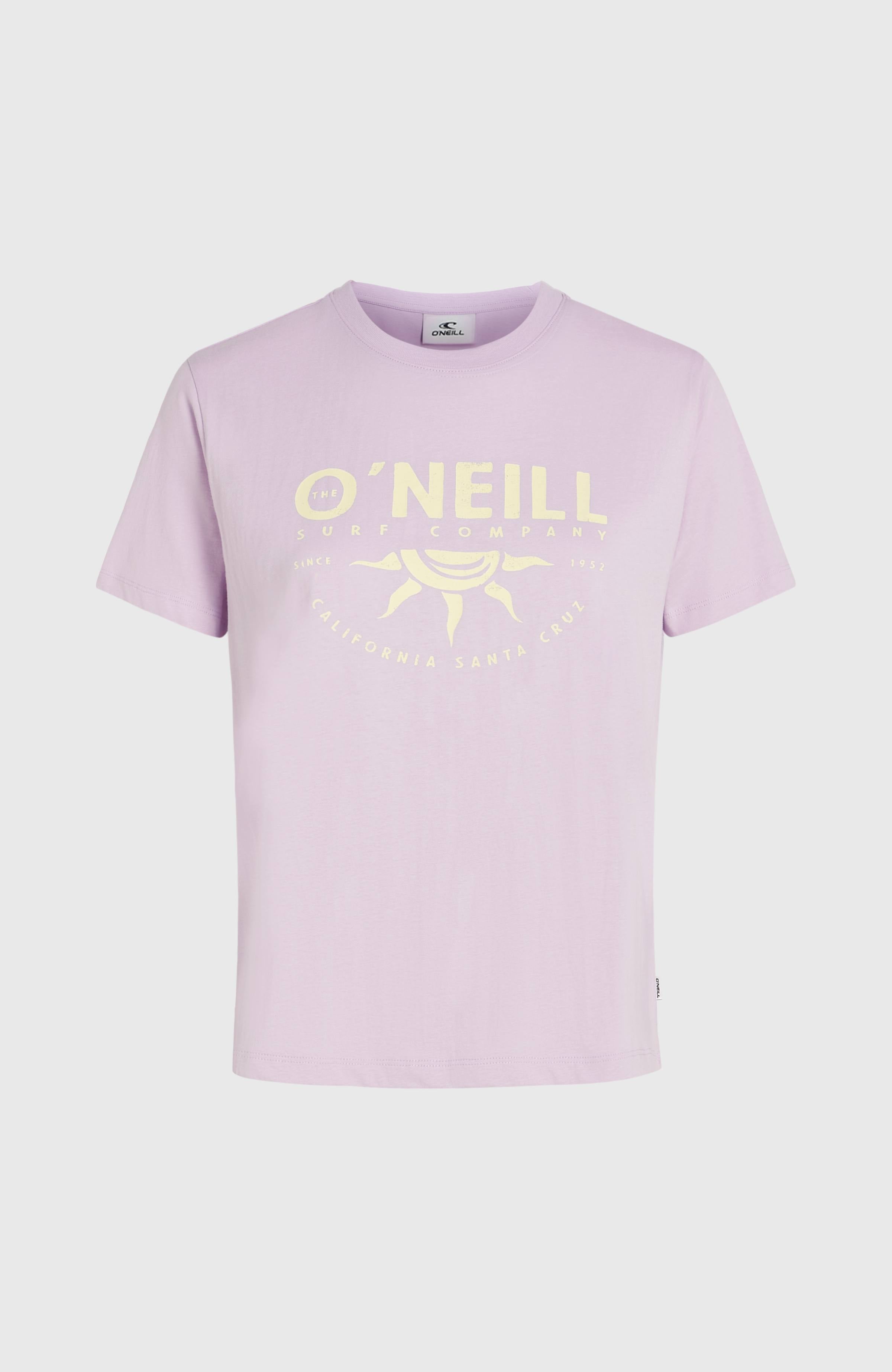 Front Print T-Shirt Pale Lavender