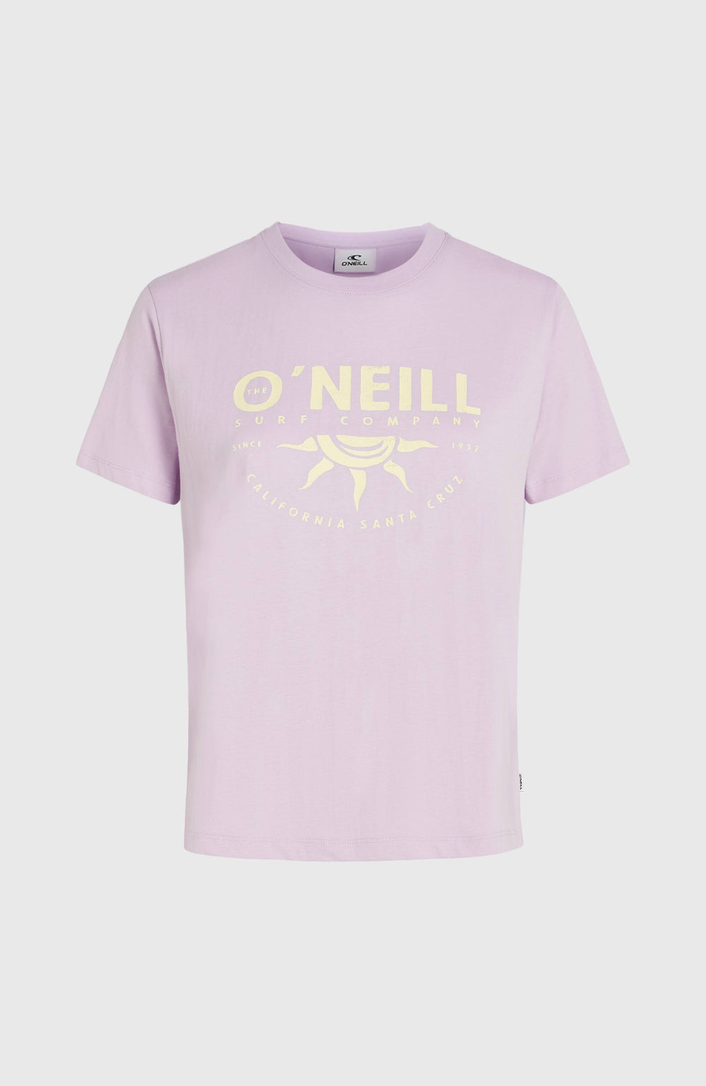 Front Print T-Shirt Pale Lavender