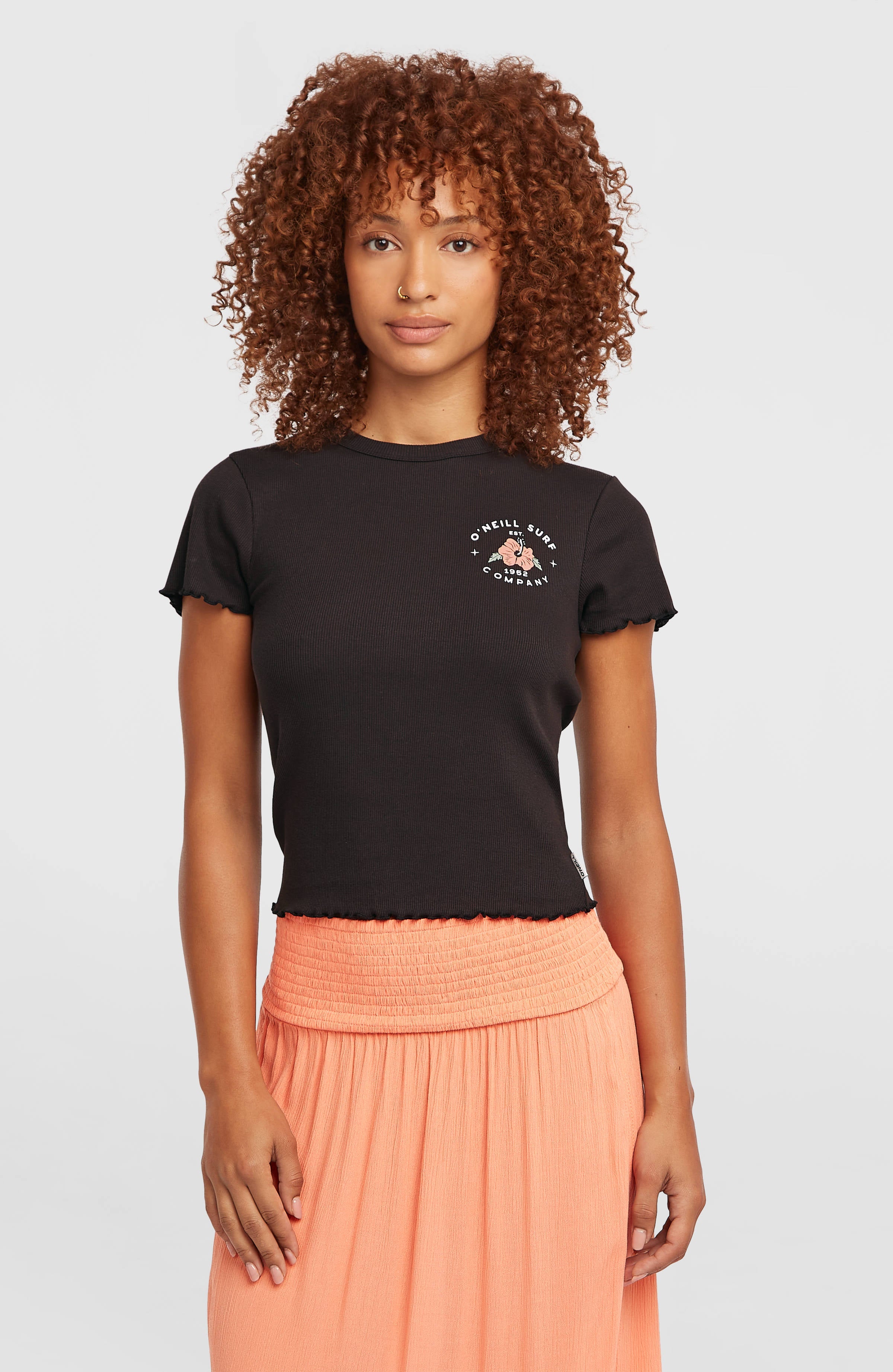 O'Neill Rib T-Shirt Black Out