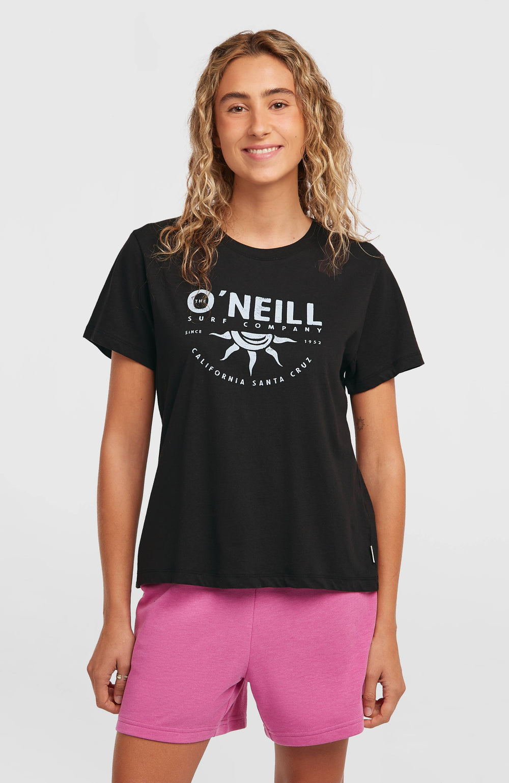 Front Print T-Shirt Black Out