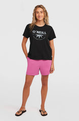 Front Print T-Shirt Black Out