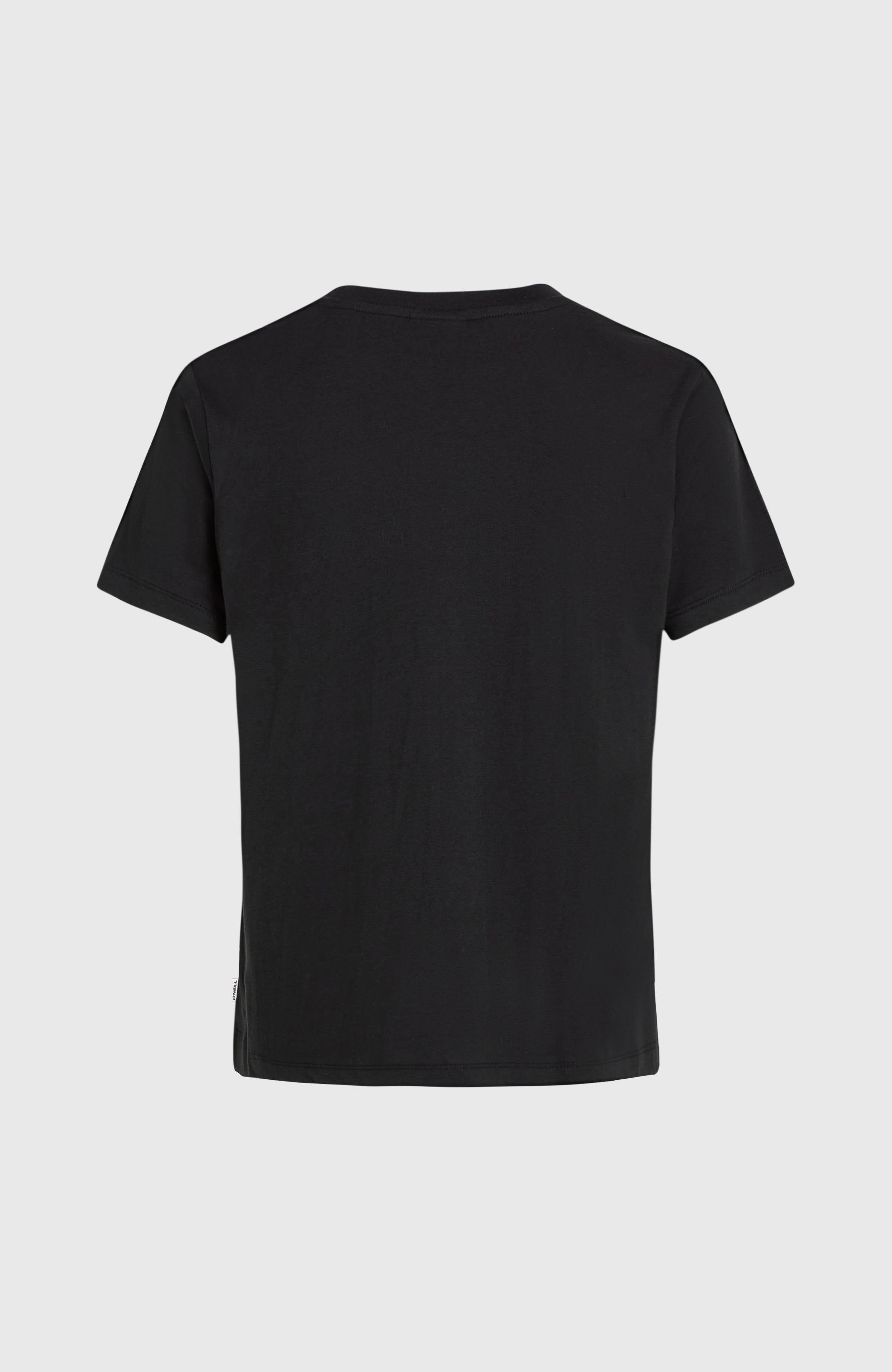 Front Print T-Shirt Black Out