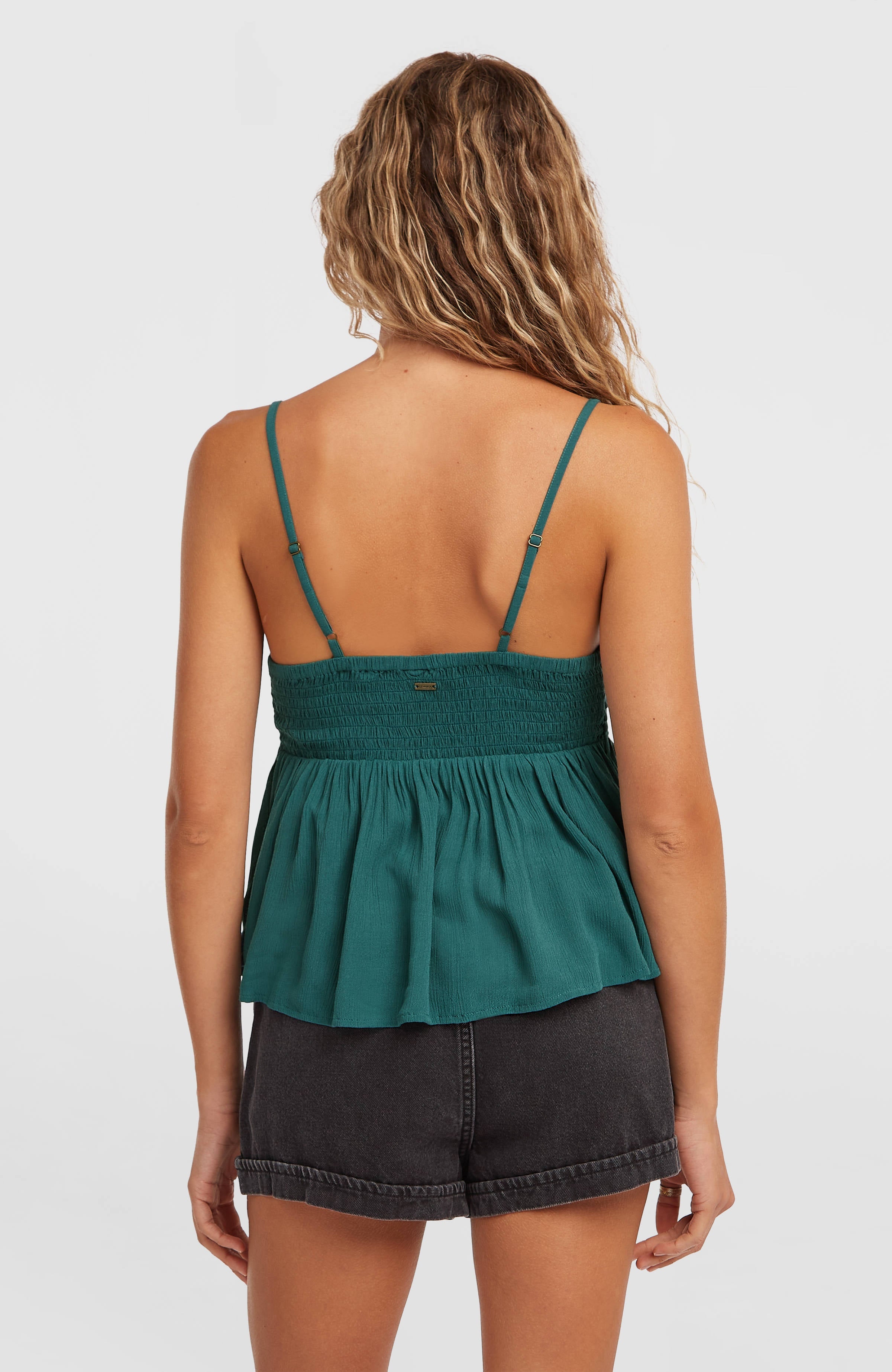 Reeta Woven Top Botanical Heat